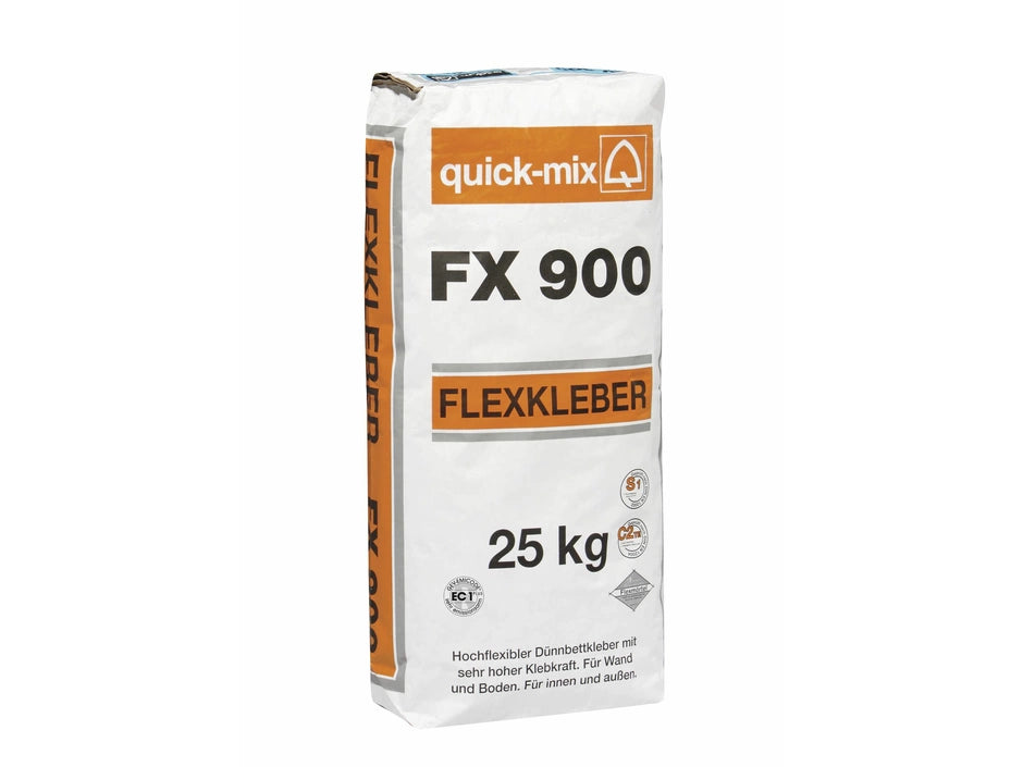 quick-mix FX900 Flex-Fliesenkleber, Großformat u. Fußbodenheizung, 25 kg