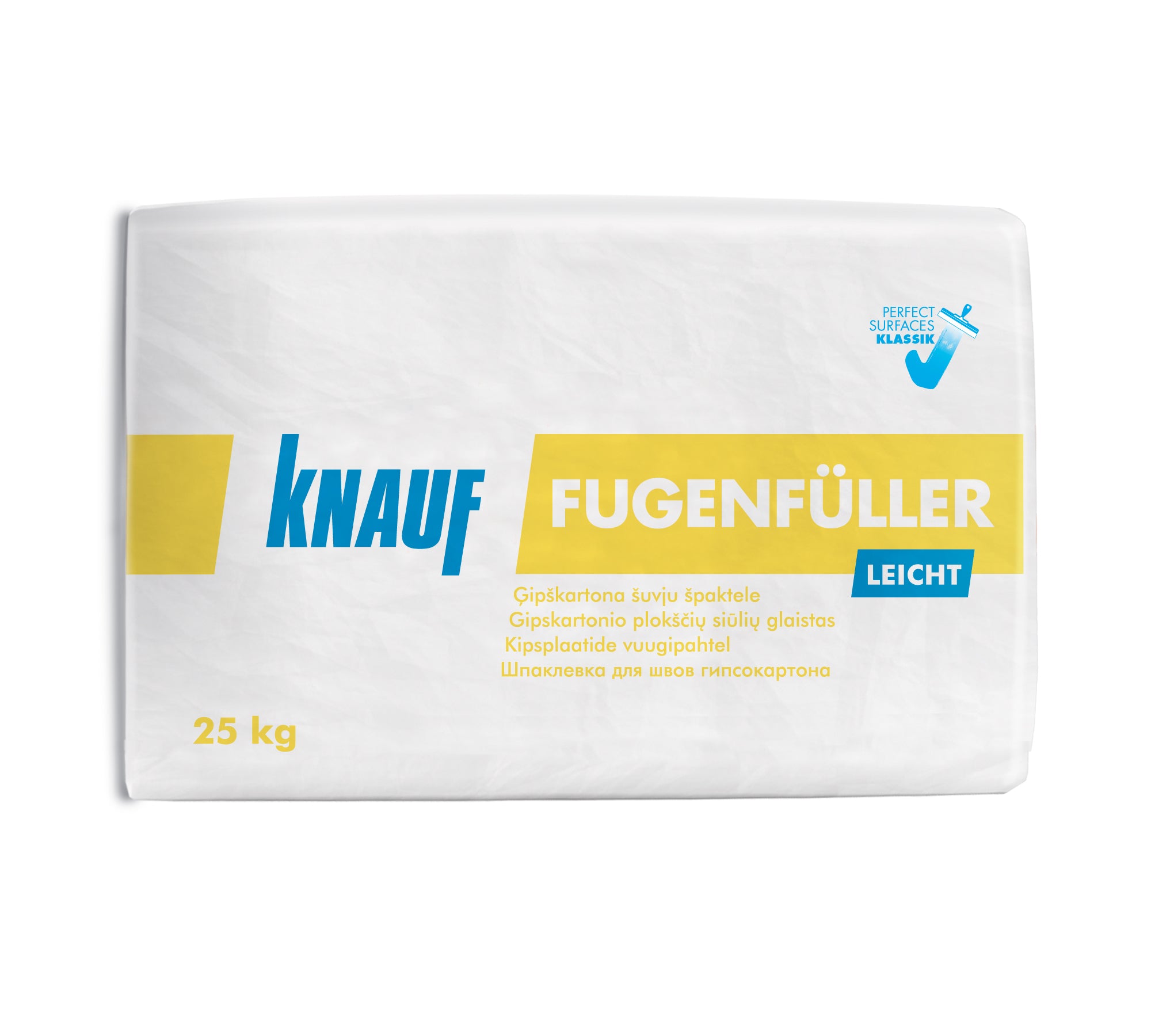 Knauf Fugenfüller Leicht, 25kg Gips-Fugenspachtelmasse, Feinspachtel